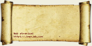 Hristina Balzamović vizit kartica